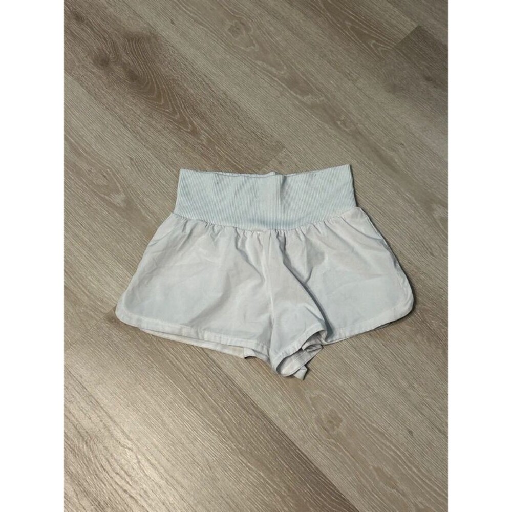 Love Tree High Waisted Thick Ribbed Band Athletic Running Shorts sz S